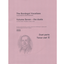 Bordogni Vocalises, Volume 7 - Tenor Clef Trombone Duet w/CD