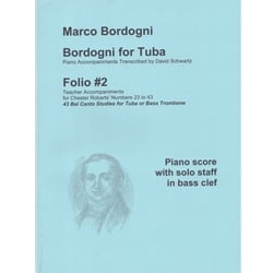 Bordogni for Tuba, Volume 2 - Piano Accompaniment
