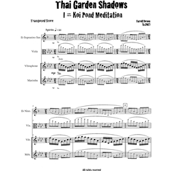 Thai Garden Shadows - Sopranino Sax, Viola, Vibraphone & Marimba