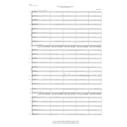On a Warm Summer's Evenin' - Sax Quartet (SATB) and Orchestra