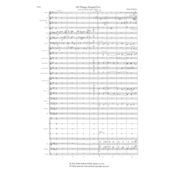 Of Things Hoped For - Sax Quartet (SATB) and Concert Band