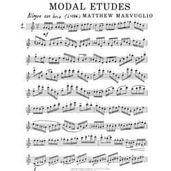 Modal Etudes - Saxophone