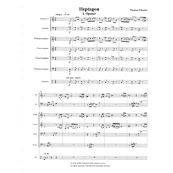 Heptagon - Saxophone Quartet (SATB), Trumpet, Trombone & Percussion