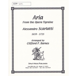 Aria from the Opera "Tigraine" - Euphonium and Piano