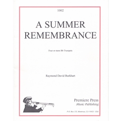 Summer Remembrance, A - Trumpet Quartet (Set of Parts)