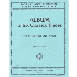 Album of 6 Classical Pieces - Trombone and Piano