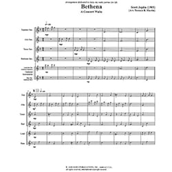 Bethena - Saxophone Quartet (SATB/AATB)