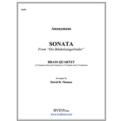 Sonata from "Die Bankelsangerlieder" - Brass Quartet