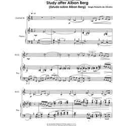 Study after Alban Berg (Estudo sobre Alban Berg) - Clarinet and Piano