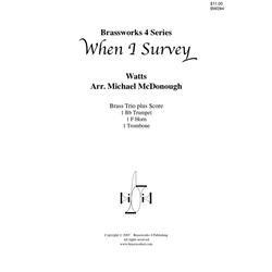 When I Survey - Brass Trio