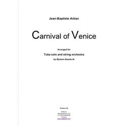 Carnival of Venice - Eb Tuba Solo and String Orchestra