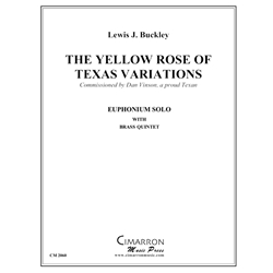 Yellow Rose of Texas Variations - Solo Euphonium w/Brass Quintet