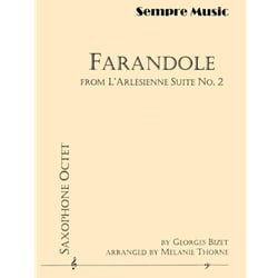 Farandole (from L'Arlesienne Suite No. 2) - Sax Octet SSAATTBB