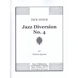 Jazz Diversion No. 4 - Clarinet Quartet