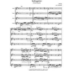 Solfeggietto - Clarinet Quartet