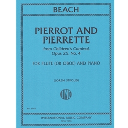 Pierrot and Pierrette from "Children's Carnival" Op. 25, No. 4 - Flute (or Oboe) and Piano