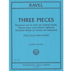 3 Pieces - Cello and Piano
