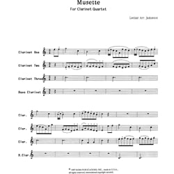 Musette - Clarinet Quartet