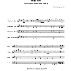 Rondeau - Clarinet Quartet
