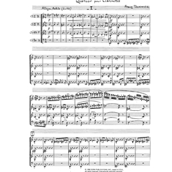 Quatuor Pour Clarinettes - Clarinet Quartet