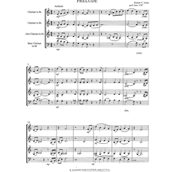 Prelude - Clarinet Quartet