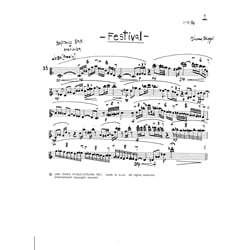 Festival - Soprano Saxophone and Marimba