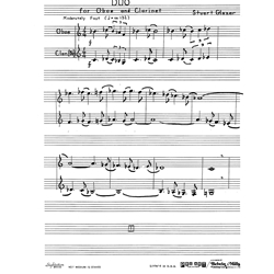 Duo - Oboe and Clarinet