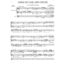 Songs of Ease and Unease - Medium Voice and Clarinet Duet
