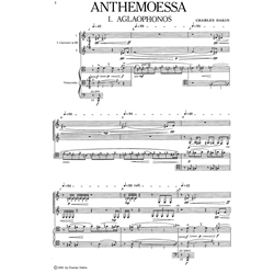 Anthemoessa - Clarinet Duet and Cello