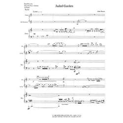 Jaded Garden - Flute (doubles Piccolo), Alto Saxophone (doubles Bass Clarinet) and Piano