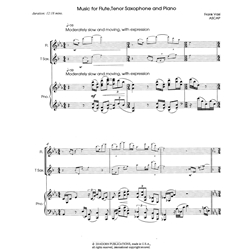 Music for Flute, Tenor Saxophone and Piano
