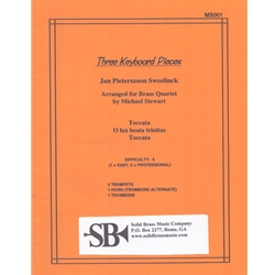 3 Keyboard Pieces - Brass Quartet
