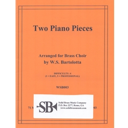 2 Piano Pieces - Brass Choir