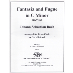 Fantasia and Fugue in C Minor BWV 562 - Brass Choir