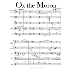 Ox the Moron - Soprano Sax (doubles Alto Sax), Flute (doubles Bari Sax), Horn, Vibes, Double Bass