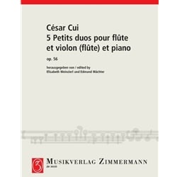 5 Petits Duos, Op. 56 - Flute and Violin (or Flute) and Piano