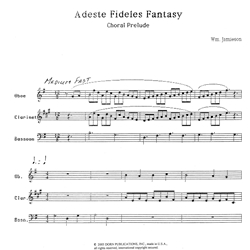 Adeste Fideles Fantasy (Choral Prelude) - Woodwind Trio