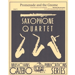 Promenade and the Gnome from "Pictures at an Exhibition" - Saxophone Quartet