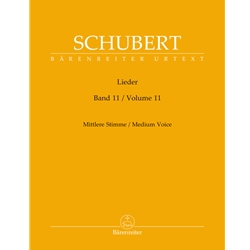 Lieder, Vol. 11 - Medium Voice and Piano