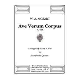 Ave Verum Corpus, K. 618 - Saxophone Quartet (AATB)