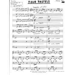 4 Pastels - Saxophone (or Clarinet) Quartet