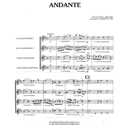Andante - Saxophone Quartet (AATB)