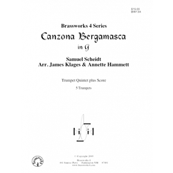 Canzona Bergamasca in G - Trumpet Quintet