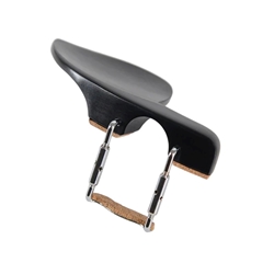 Knilling Violin Chinrest - Guarneri Style, Ebonite Construction, 4/4 Size