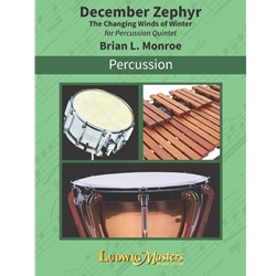 December Zephyr: The Changing Winds of Winter -Mallet Quartet (with optional Sleigh Bells)