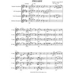 Prelude, Intermezzo and Divertimento - Saxophone Quartet (SATB)