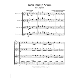 El Capitan - Saxophone Quartet (SATB)