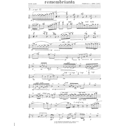 Remembriants - Flute Unaccompanied