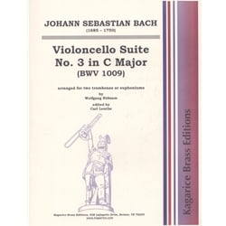 Violoncello Suite No. 3 in C Major, BWV 1009 - Trombone (or Euphonium) Duet