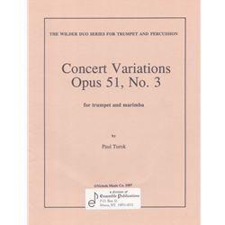 Concert Variations, Op. 51, No. 3 - Trumpet and Marimba